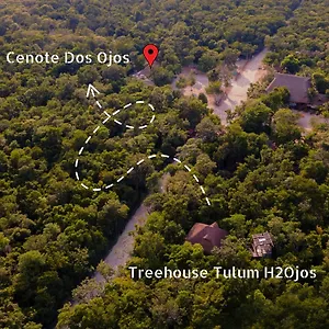 Treehouse H2ojos 4*, Tulum Mexico